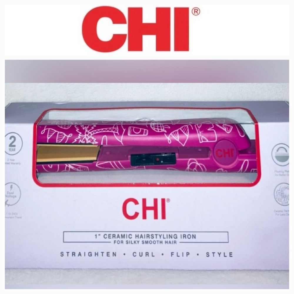 CHI See You At‎ The Beach Limited Edition 1" Ceramic Hairstyling Iron